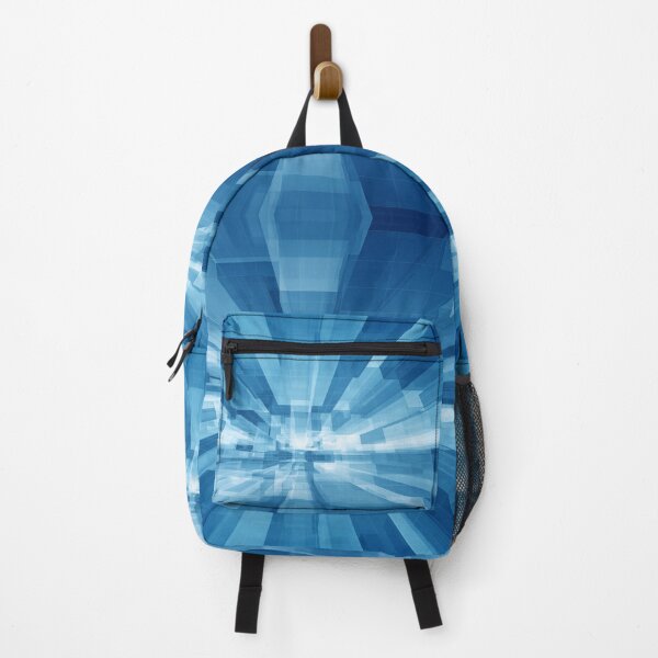 Item preview, Blue Light Burst Seamless Pattern designed and sold by Designs By YL.