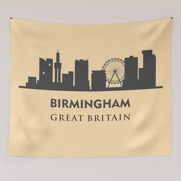 Item preview, United Kingdom - Great Britain Cities - Birmingham City Tour Skyline designed and sold by RetComly.