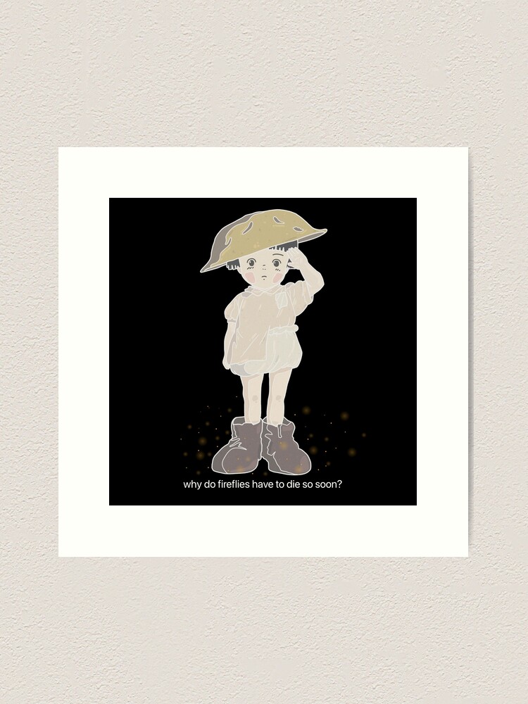 Grave Of Fireflies Art Print for Sale by Kakoll