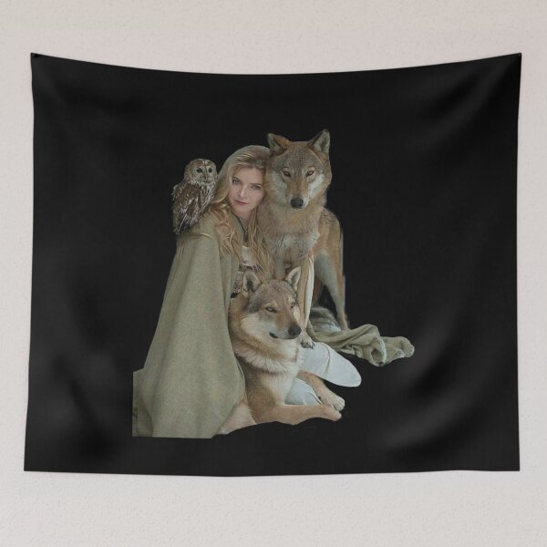 Item preview, wolf and owl designed and sold by kadashirt.