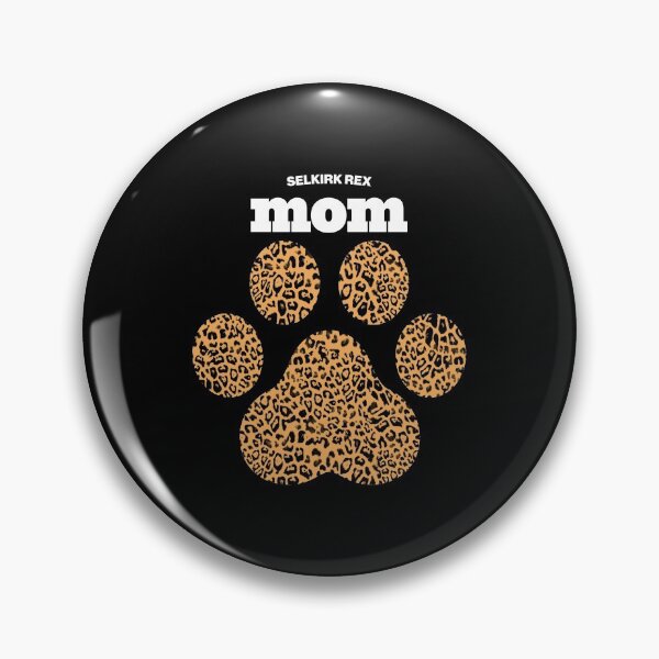 Item preview, Haute Leopard Selkirk Rex Mom Cat Paw With Rich Leopard Print designed and sold by HauteLeopard.