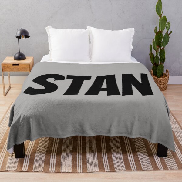 Item preview, Stan. Super devoted fan. Text only design. Black text. designed and sold by JellyBeenzz.