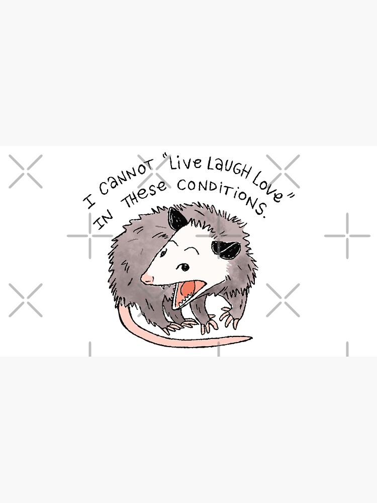 Thumbnail 7 of 7, Cap, Opossum Live Laugh Love designed and sold by heyouwitheface.