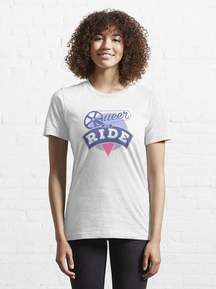 Alternate view of Queer Ride Essential T-Shirt