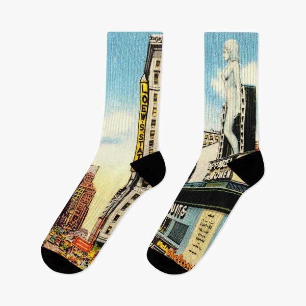 Item preview, Vintage Times Square, 1930s Times Square, New York City, NYC, Broadway, 42nd Street designed and sold by Nostrathomas66.