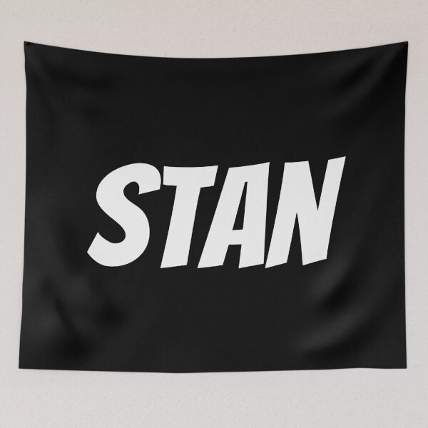 Item preview, Stan. Super devoted fan. Text only design. White text. designed and sold by JellyBeenzz.