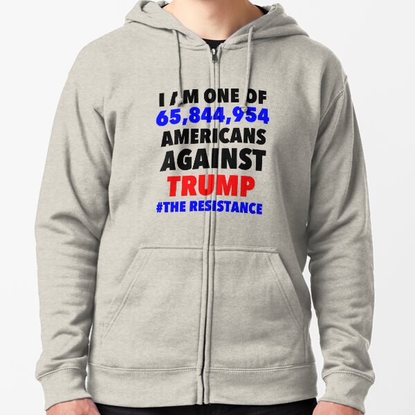 Americans Against Trump Zipped Hoodie