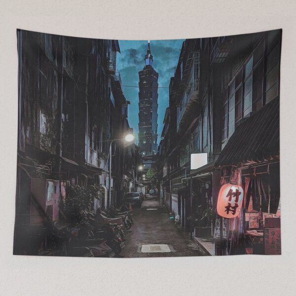 Item preview, Taipei at Night designed and sold by SofiaStutio.