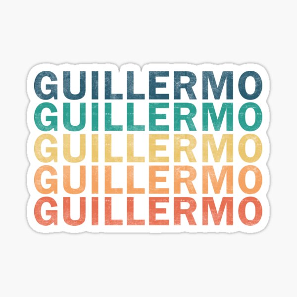Aperçu de l'œuvre Guillermo Name T Shirt - Guillermo Vintage Retro Guillermo Name Gift Item Tee créée et vendue par mackpatsy.