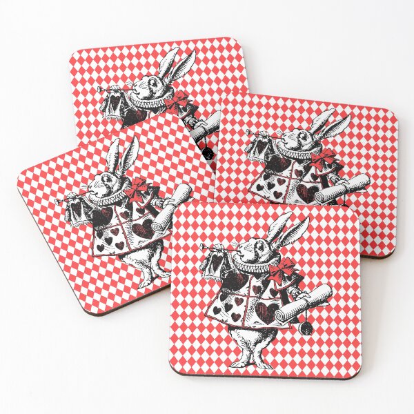 Item preview, Alice In Wonderland White Rabbit in Red designed and sold by Pixelchicken.
