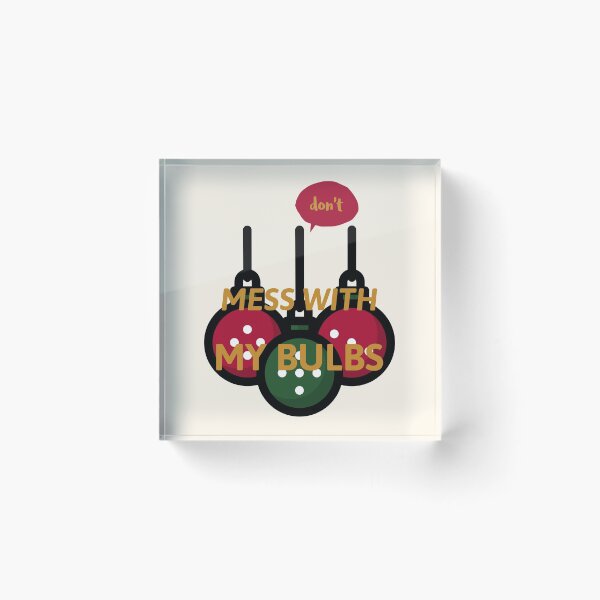 Item preview, don't MESS WITH MY BULBS cream designed and sold by AndPeace702.