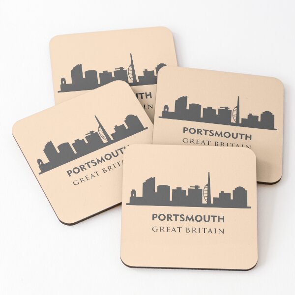 Item preview, United Kingdom - Great Britain Cities - Portsmouth City Tour Skyline designed and sold by RetComly.