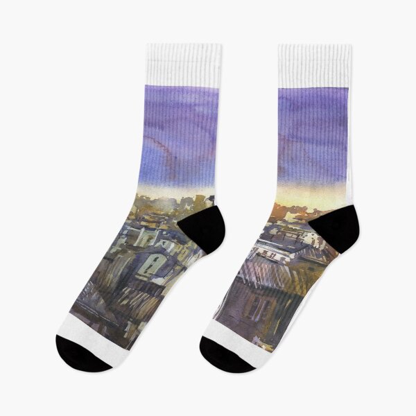 Item preview, Palazzo Vecchio and skyline of Florence, Italy at sunset designed and sold by rfoxphoto.