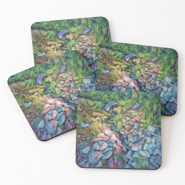 Item preview, Dragonflies Above The Crevice designed and sold by RiverDeeDesigns.