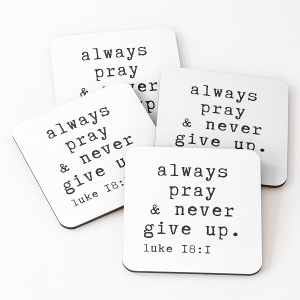 Item preview, Always Pray and Never Give Up. designed and sold by alchemytree.