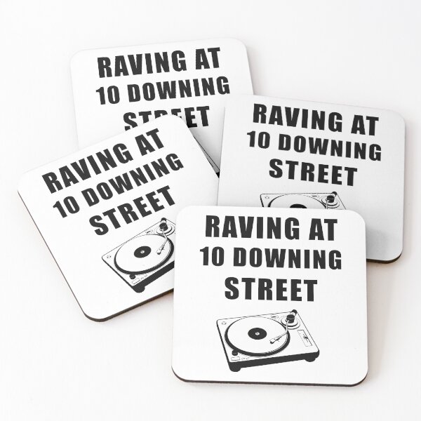 Item preview, Raving at 10 Downing Street, Christmas Rave 2021 designed and sold by ArtOfRebellion.