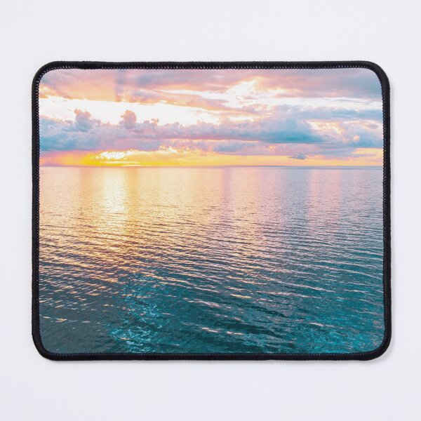 Item preview, Tranquil Blue Calm Sunrise Over Ocean designed and sold by RyansOpenDoor.