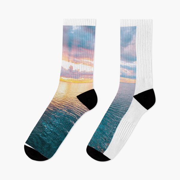 Item preview, Tranquil Blue Calm Sunrise Over Ocean designed and sold by RyansOpenDoor.
