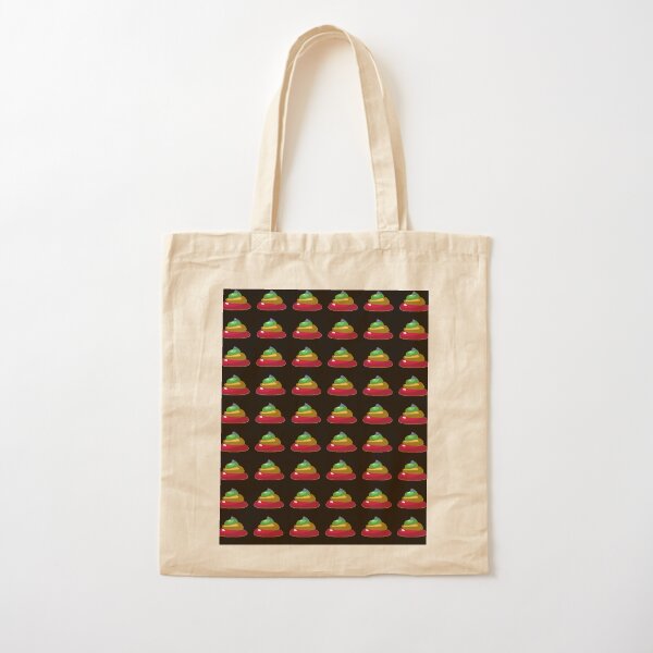 rainbow poop Cotton Tote Bag