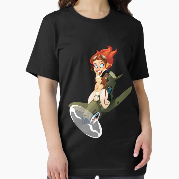 War Maidens: Fly Girl Retro Pilot Pin-up Essential T-Shirt