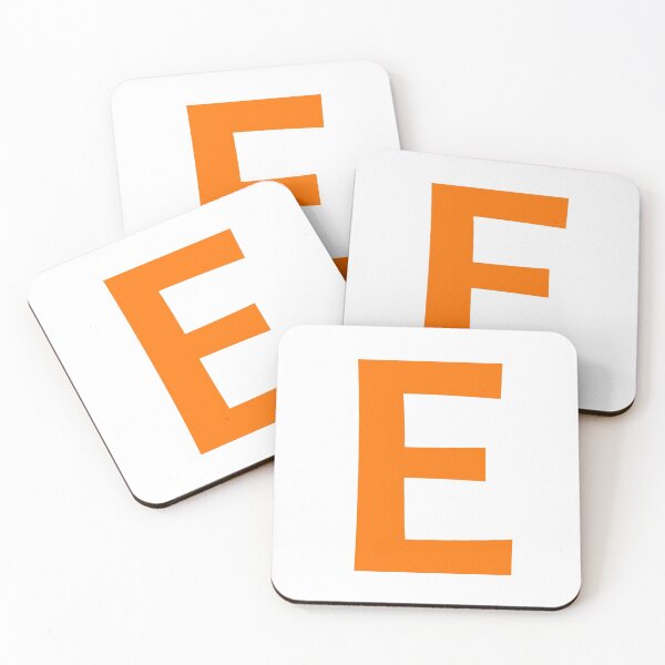 Item preview, Orange color Letter E designed and sold by WECreations.