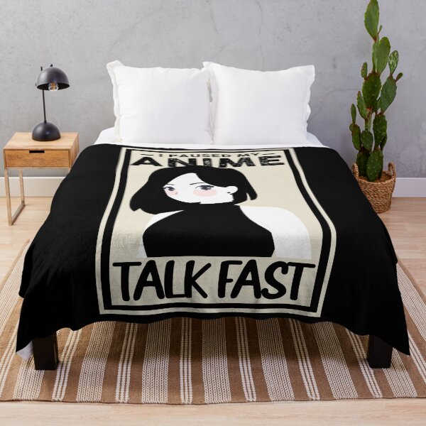 Item preview, I Paused My Anime Talk Fast_ Gift for Anime Lovers_cut Girls Anime designed and sold by ANAS HO.