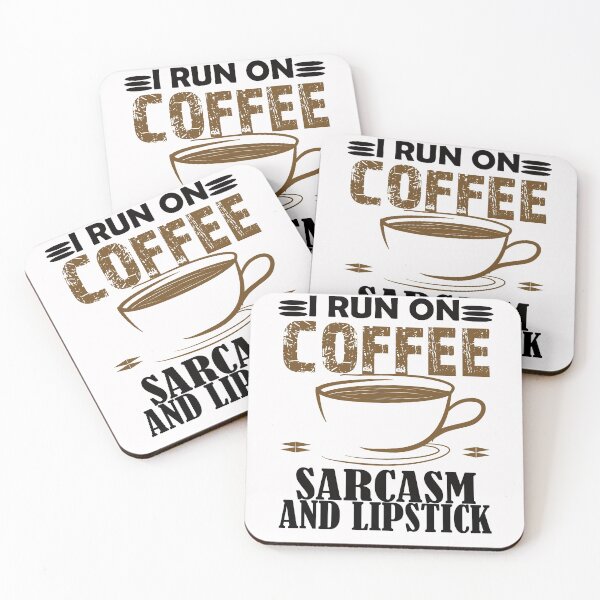 Item preview,  Coffee and sarcasm small  designed and sold by Bachirdz.