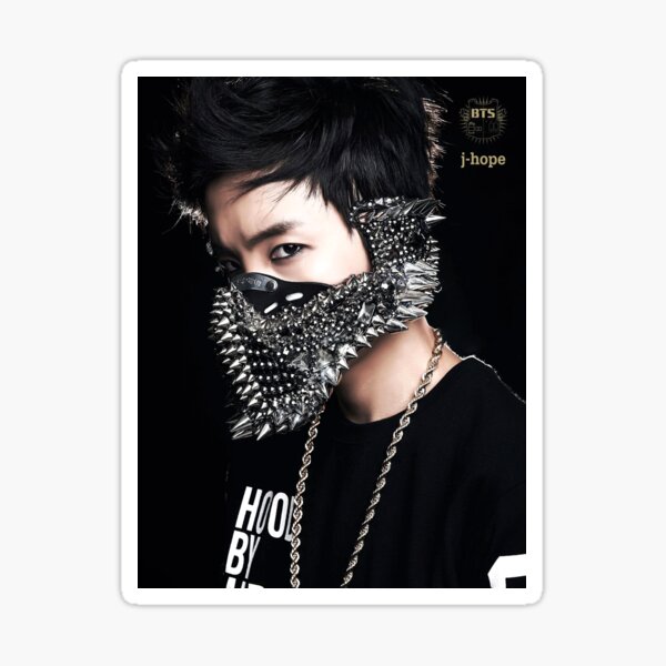 BTS Jhope, 2 Cool 4 Skool photoshoot.  Sticker for Sale by Niyuha