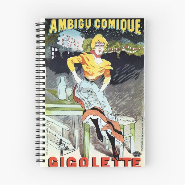 Artikelvorschau, Vintage französische Theater Paris Anzeige, Gigolette entworfen und verkauft von aapshop.