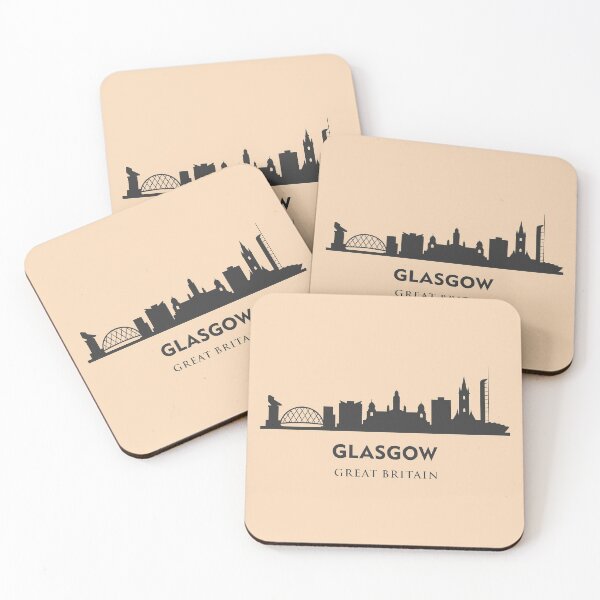 Item preview, United Kingdom - Great Britain Cities - Glasgow City Tour Skyline designed and sold by RetComly.