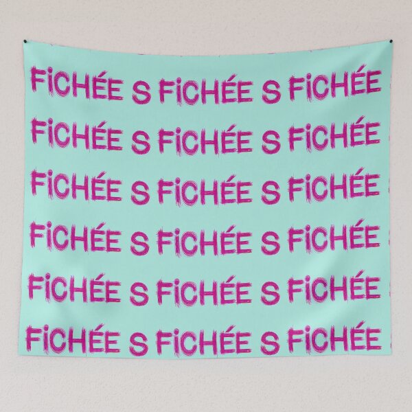 Item preview,  Sheet S (Fuchsia pink, light blue background) designed and sold by MentaLee.