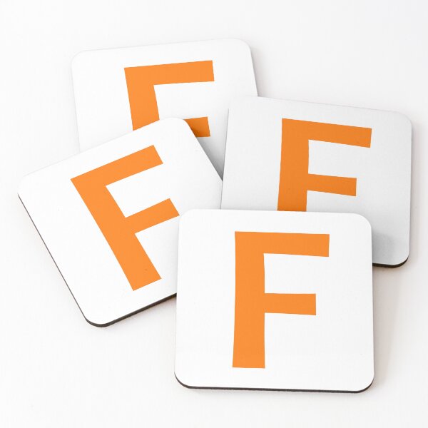 Item preview, Orange color Letter F designed and sold by WECreations.