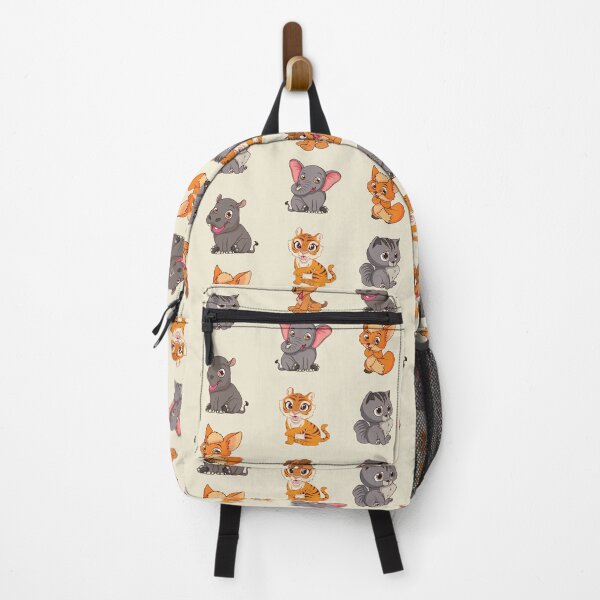 Item preview, Baby Animals Sticker Pack Vol. 2: Tiger, Dog, Hippo, Elephant, Fox, Cat designed and sold by OutofFocusShop.
