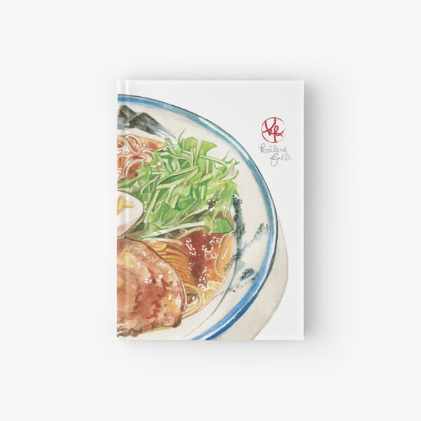 Japanese Ramen Notebook/Journal Hardcover Journal