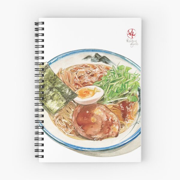 Item preview, Japanese Ramen Notebook/Journal designed and sold by kailenefalls.