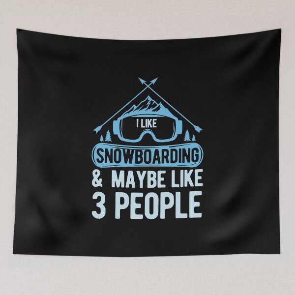 Item preview, Funny Snowboard Snowboarding designed and sold by artworkbyrihen.