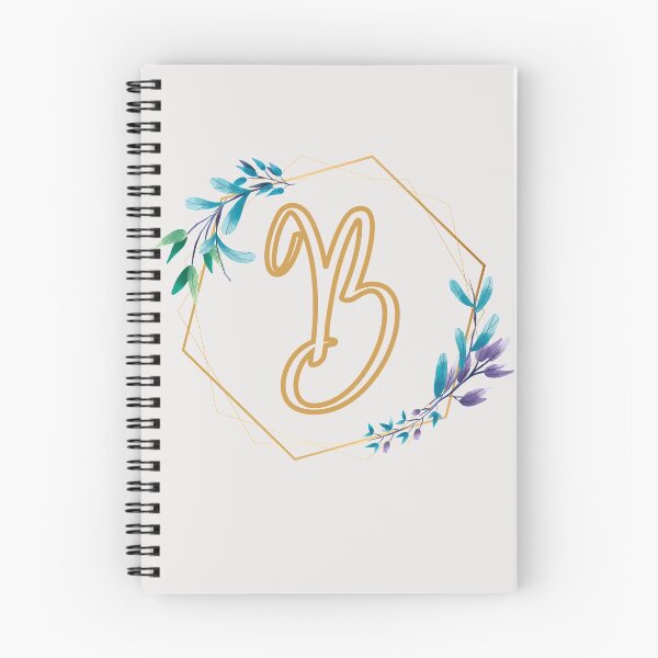 Item preview, Cursive Letter B Floral Frame designed and sold by LetterMom.