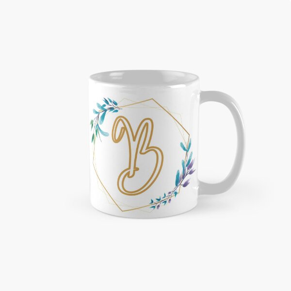 Item preview, Cursive Letter B Floral Frame designed and sold by LetterMom.
