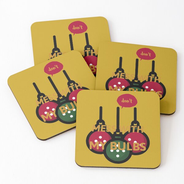 Item preview, don't MESS WITH MY BULBS gold designed and sold by AndPeace702.