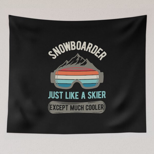 Item preview, Funny Snowboard Snowboarding designed and sold by artworkbyrihen.