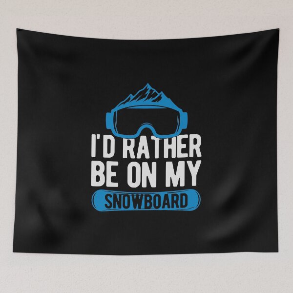 Item preview, Funny Snowboard Snowboarding designed and sold by artworkbyrihen.