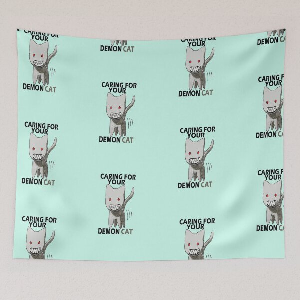 Item preview, Caring For Your Demon Cat designed and sold by Grimecrom.