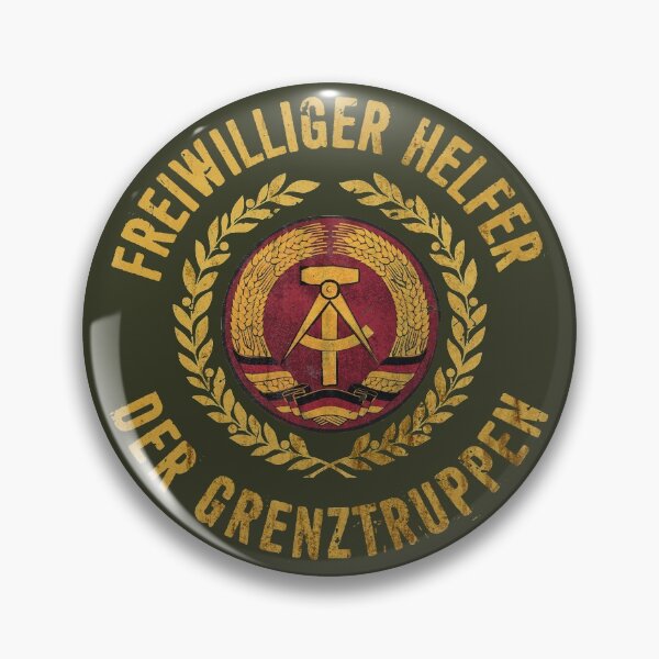 Item preview, DDR Voluntary Border Troops Vintage Emblem designed and sold by Lidra Zehcnas.