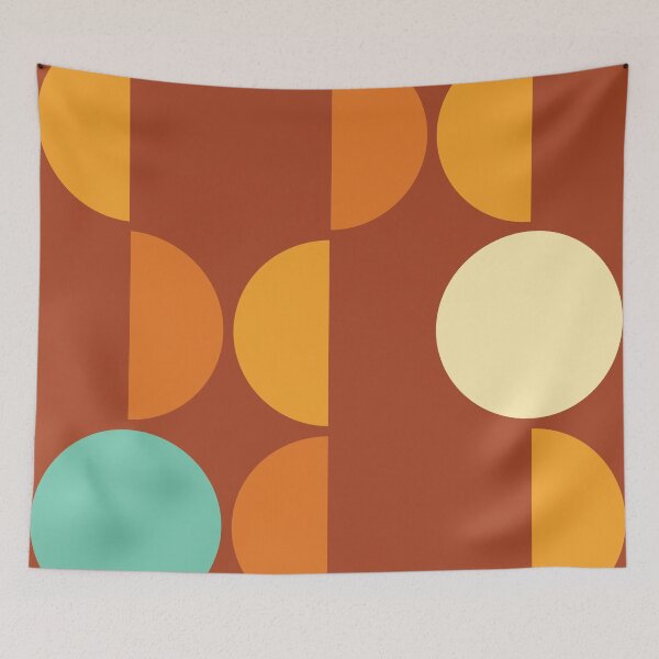 Item preview, Retro Land Half Circle designed and sold by MonstersMashU.