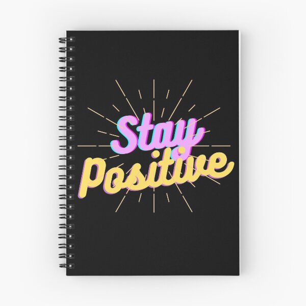 Item preview, Stay Positive Colorful Text designed and sold by KathyGail.