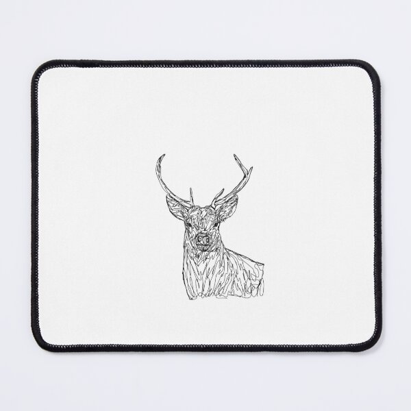 Item preview, Stag Line Drawing designed and sold by LockedInJoy.