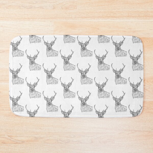 Item preview, Stag Line Drawing designed and sold by LockedInJoy.