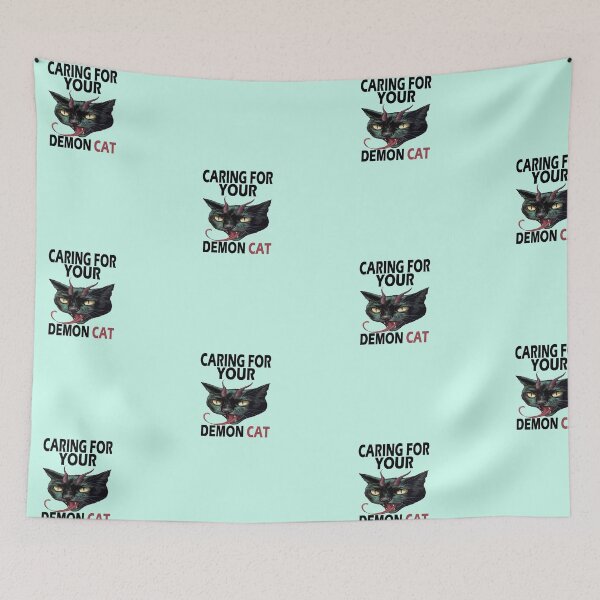 Item preview, Caring For Your Demon Cat designed and sold by Grimecrom.