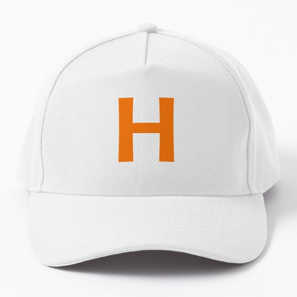 Letter W Orange Baseball Hat