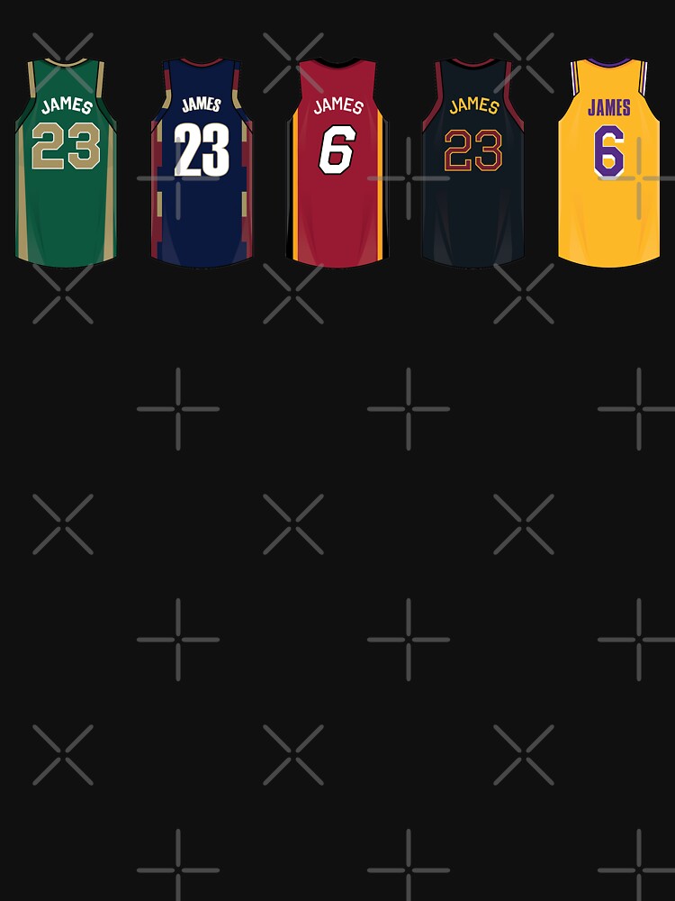 Discover Lebron James Jersey History | Active T-Shirt